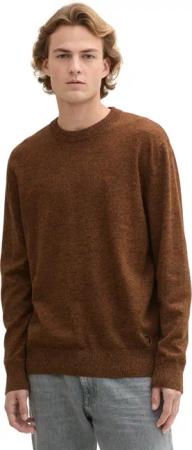 TOM TAILOR Denim Strickpullover in melierter