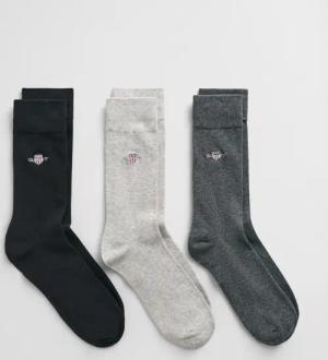 Gant Freizeitsocken SHIELD SOCKS 3-PACK (Packung,
