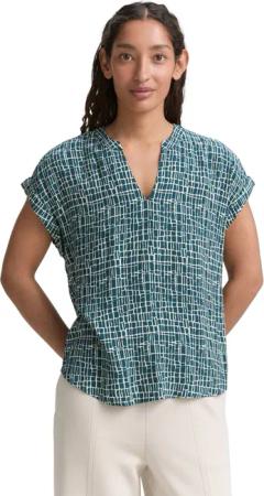 TOM TAILOR Kurzarmbluse im Loose Fit