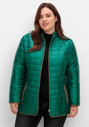 Sheego Steppjacke Große Größen mit Stehkragen