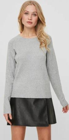 Vero Moda Rundhalspullover VMDOFFY in melierter