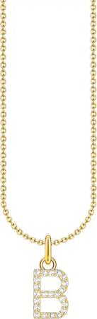 THOMAS SABO Kette mit Anhänger Buchstabe,