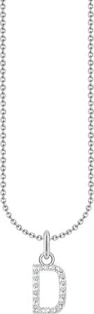 THOMAS SABO Kette mit Anhänger Buchstabe,