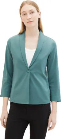 TOM TAILOR Kurzblazer mit Schalkragen und