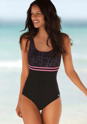 Venice Beach Badeanzug mit trendigem Logoprint