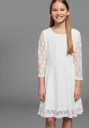 KIDSWORLD Jerseykleid - Spitzenkleid festliche Anlässe,