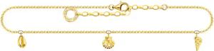 THOMAS SABO Fußkette Muschel-Optik, AK0037-413-39-L27V