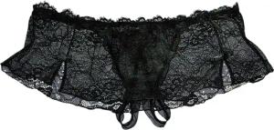 petite fleur gold Stringpanty-Ouvert aus Vollspitze
