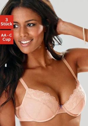 petite fleur Push-up-BH (Packung, 3 Stück)