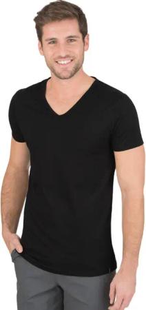 Trigema T-Shirt TRIGEMA V-Shirt Slim Fit