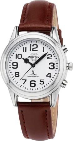 MASTER TIME Funkuhr Sprechende Funkuhr MTLA-10807-12L,