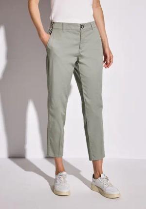 STREET ONE Chinohose mit Elastikbund