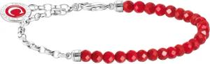 THOMAS SABO Charm-Armband imit. Malachit oder