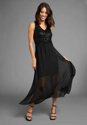 Laura Scott Abendkleid mit Pailletten im