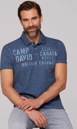 CAMP DAVID Poloshirt aus Baumwolle