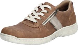 Rieker Schnürschuh mit Außenreißverschluss, Freizeitschuh, Halbschuh,