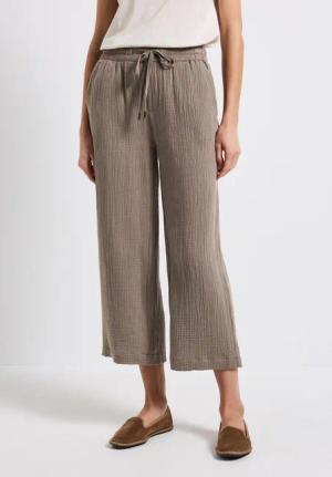 STREET ONE Stoffhose High Waist