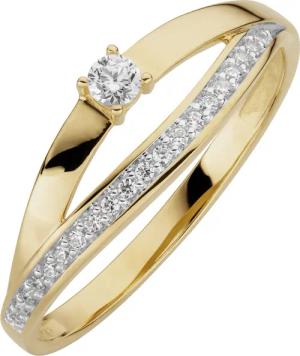 Orolino Fingerring 333/- Gelbgold glanz synth.