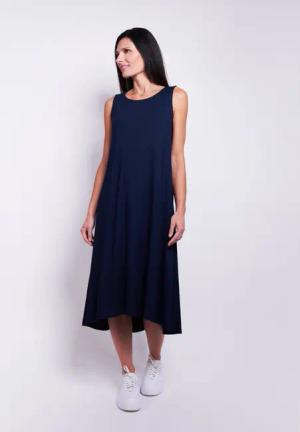 Seidel Moden Midikleid ärmellos, aus Viskose