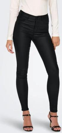 JDY Lederimitathose JDYNEWTHUNDER COATED HIGH SKN