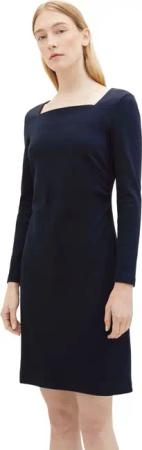 TOM TAILOR Jerseykleid mit eckigem Ausschnitt