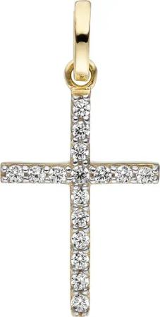 JOBO Kreuzanhänger Anhänger Kreuz, 375 Gold