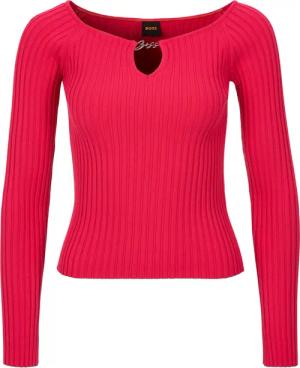 BOSS ORANGE Carmenpullover Fayez Premium Damenmode