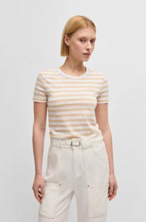 BOSS ORANGE T-Shirt Esla Striped Premium