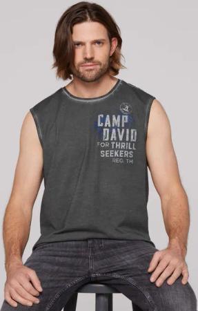 CAMP DAVID Tanktop mit Oil-Dyed-Färbung