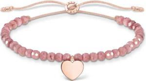 THOMAS SABO Armband rosa Perlen mit