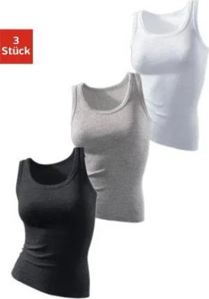 H.I.S Tanktop ohne Seitennähte (3er-Pack) aus