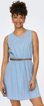 ONLY Jeanskleid ONLBEA S/L BRAIDED BELT
