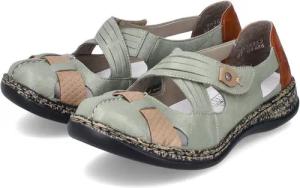 Rieker Klettschuh Spangenschuh, Slipper, Sommerschuh mit