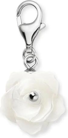 Engelsrufer Charm Blume Rose, ERC-ROSE-PE, mit
