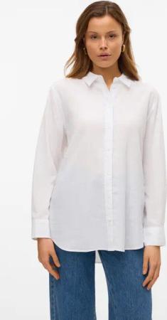 Vero Moda Hemdbluse VMLINN LINEN LS