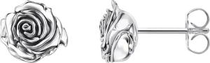 THOMAS SABO Paar Ohrstecker Midnight Rose,