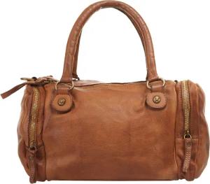 X-Zone Henkeltasche, echt Leder, Made in