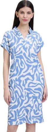 Cartoon Druckkleid Cartoon Casual-Kleid mit überschnittenen