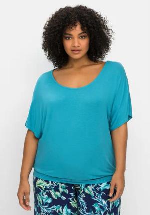 Sheego T-Shirt Große Größen mit Einsatz
