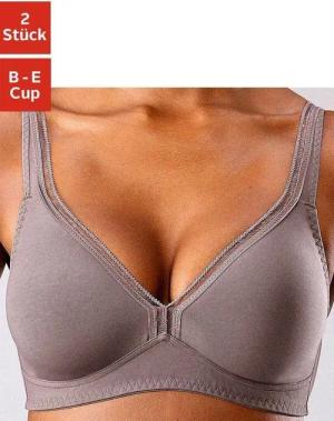 petite fleur T-Shirt-BH (Packung, 2 Stück)