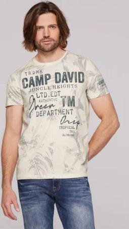 CAMP DAVID Rundhalsshirt mit All Over-Print