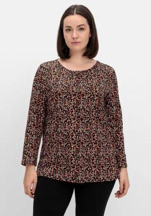 Sheego Langarmshirt Große Größen aus Baumwolljersey