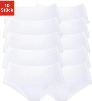 petite fleur Hüftslip (10er-Pack) aus elastischer