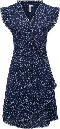 Ragwear Volantkleid Chantalia Print stylisches Sommerkleid