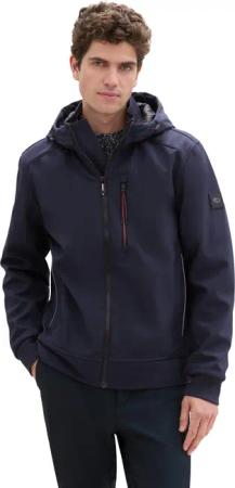 TOM TAILOR Softshelljacke mit Kapuze