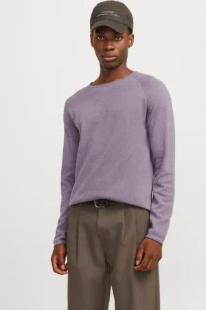Jack & Jones Rundhalspullover JJEHILL KNIT