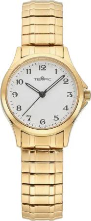 Tempic Quarzuhr, Armbanduhr, Damenuhr, analog, Flexband,