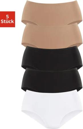 petite fleur Hüftslip (5er-Pack) aus elastischer