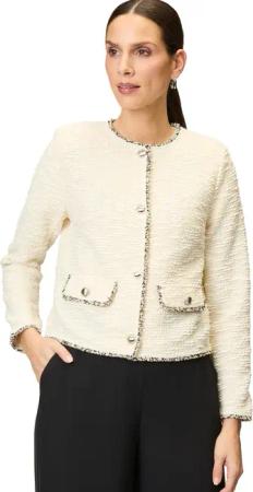 Zero Jackenblazer zero Damen Blazer Bouclè
