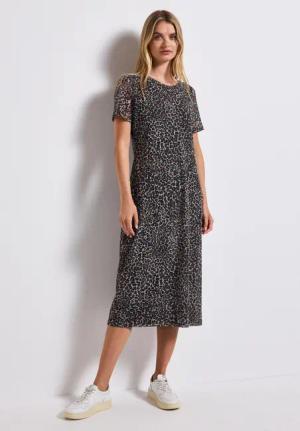 STREET ONE Meshkleid mit All-Over Print
